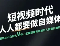 颜哥短视频实战训练营：个人IP打造全流程指南