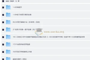 给孩子的学习资料：小学至初中全科辅导与素养提升合集