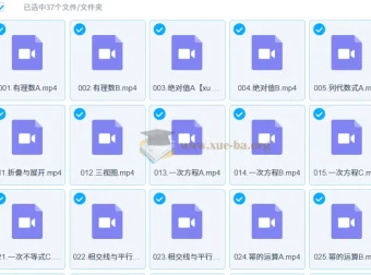 2025大海初中数学学霸班课程全套精讲