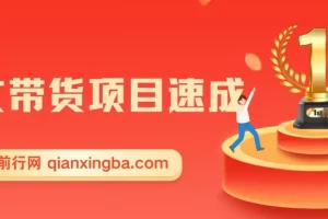 图文带货项目速成1.0：零门槛副业新玩法，无需出镜与发货也能轻松变现