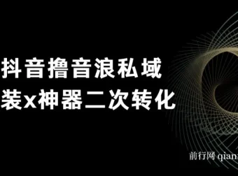 抖音直播音浪变现与私域二次转化教程，日引精准粉实操指南