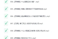 赚钱认知：喜马拉雅被下架节目集锦（9集全）MP3有声书
