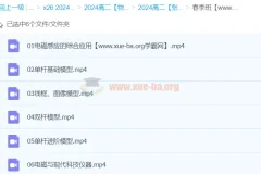2024高二物理 张展博物理 春季班 核心专题精讲