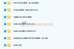 刘飞飞2021春初一英语直播勤学班（全国版）14讲含讲义