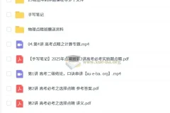2025高考物理冲刺必备：博提提点睛班全考点精讲与押题解析