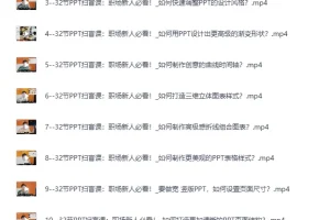 B站付费课程：旁门左道PPT八合一+PPT高手修神记（MP4视频教程）