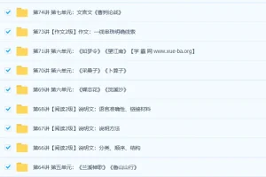 王帆2019初一语文年卡目标满分班75讲沪教版