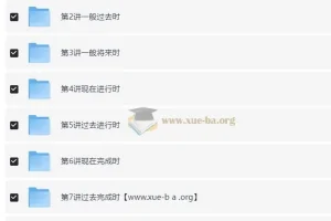 新概念英语重难点语法精讲精练：时态语态篇
