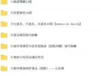 爪爪老师·初中英语解题方法速通（全9册）视频课程+PDF讲义