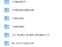 王冲《27种盈利模式》实战课程合集：商业模式创新与流量变现全攻略