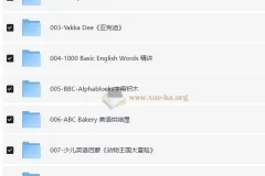 少儿英语启蒙合集：DIDI Day、趣趣知知鸟、Yakka Dee、1000词精讲视频