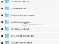 少儿英语启蒙合集：DIDI Day、趣趣知知鸟、Yakka Dee、1000词精讲视频