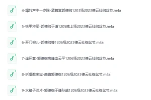 2023德云社纲丝节全集 郭德纲于谦领衔 114段相声鼓曲现场录音