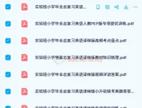 实验班小学毕业总复习（2024版）全科备考资料