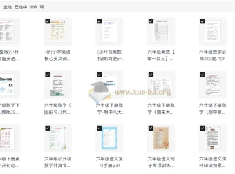 小学六年级小升初备考资料合集