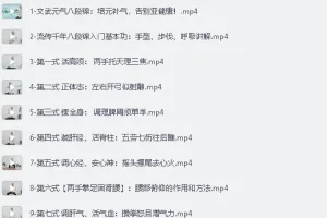 八段锦古法养生课：培元补气，摆脱亚健康状态