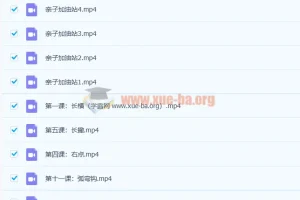 程一墨毛笔字教程：书法课12讲完结高清视频