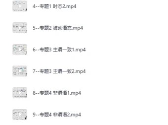 小蕾老师《英语语法1000题专项精讲》视频课程