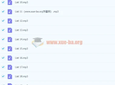 《十天搞定四级词汇：便携版》音频