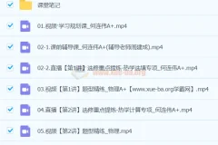 何连伟物理 2024高三高考物理 二轮精讲 A+春季班