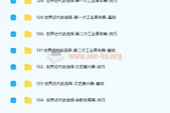 刘勖雯2022高考历史二轮题库录播课，系统刷题突破重难点