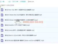 董嘉琳 小学三年级英语寒假班 7讲完结