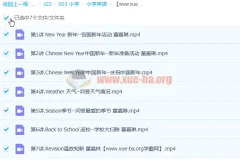 董嘉琳 小学三年级英语寒假班 7讲完结