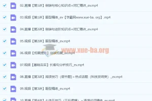 2024高二英语 张亮英语 S暑假班 视频课程+课堂笔记