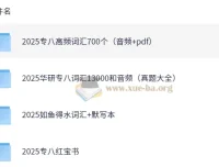 2025英语专业八级词汇备考资料合集（真题版）
