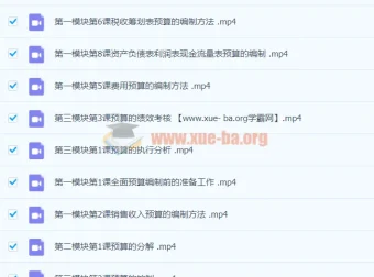 徐欣：全面预算的编制执行与控制——财务人必备的预算管理实战课