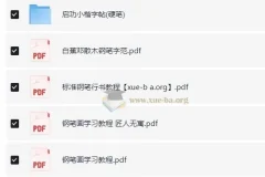 名家钢笔硬笔字帖合集，初中生练字必备精选