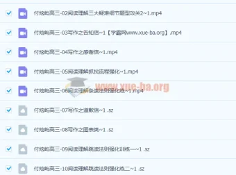 付炫屿2023高三高考英语第三阶段全攻略