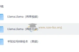 少儿情绪管理启蒙动画《羊驼拉玛 Llama Llama》1-2季视频+音频+绘本音频合集