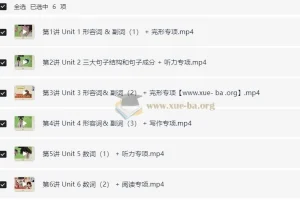 2025小学英语小升初六年级总复习班（春·全国版）同步课程