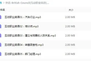 有声书《British Council 互动职业英语》全30集 Joyce 职场英语进阶必备