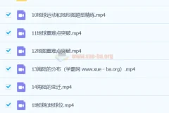 2024初一地理李孚宁秋季班课程合集