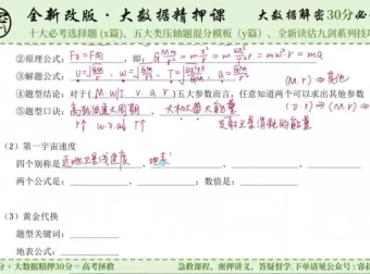 2024睿叔物理高考冲刺押题课 大数据精押急救视频