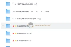 小学语文强基训练系列合集，字词句基础专项突破