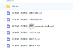 2026高三高考数学 刘天麒三轮冲刺密训班 考前集训全攻略