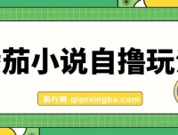 番茄小说自撸玩法，低播放量也能稳定日入1000+实操教程