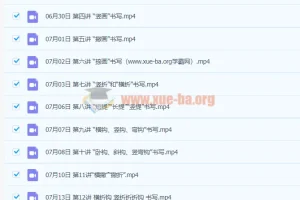 神M硬笔书法74节视频教程：从基础笔画到常用汉字系统精讲
