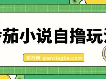 番茄小说自撸玩法，低播放量也能稳定日入1000+实操教程