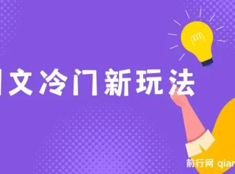 图文冷门玩法搭配AI工具，轻松搬运上传，新手也能月入5000+