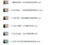 实战约会方法：撩妹36计精华篇视频课程+PDF讲义