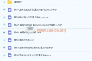 马力仲2021暑高二数学暑假班9讲全解析含讲义笔记