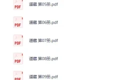 道家典籍《猎奇道藏册》全套36册PDF电子版