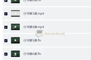 戴鸿涛钢笔字视频教程：正楷20讲+行楷14讲，系统练就一手好字