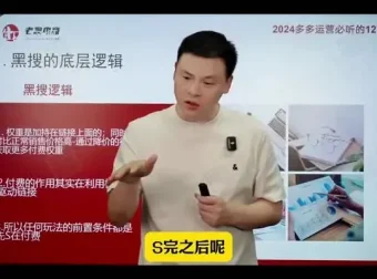 2024拼多多爆款店铺速成：12节课30天销量飙升