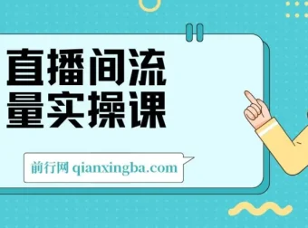 直播间流量实操课：机制拆解+算法洞察+引流策略，系统掌握流量运营核心逻辑