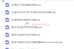 2024高一高二语文春季班 国家玮主讲 文言文阅读写作专项提升